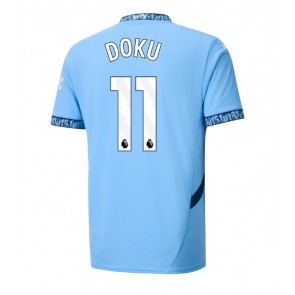 Manchester City Jeremy Doku #11 Domaci Dres 2024-25 Kratak Rukavima